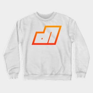 Leo Orange Gradient Outline Crewneck Sweatshirt